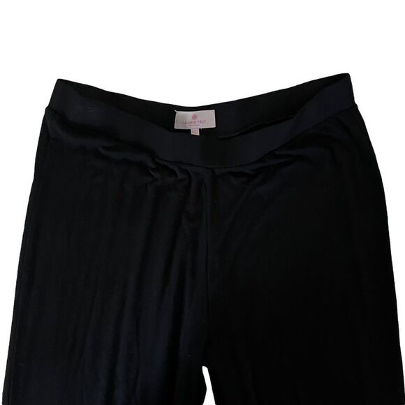 Laurie Felt Los Angeles Black Joggers Size Large - Picture 3 of 5